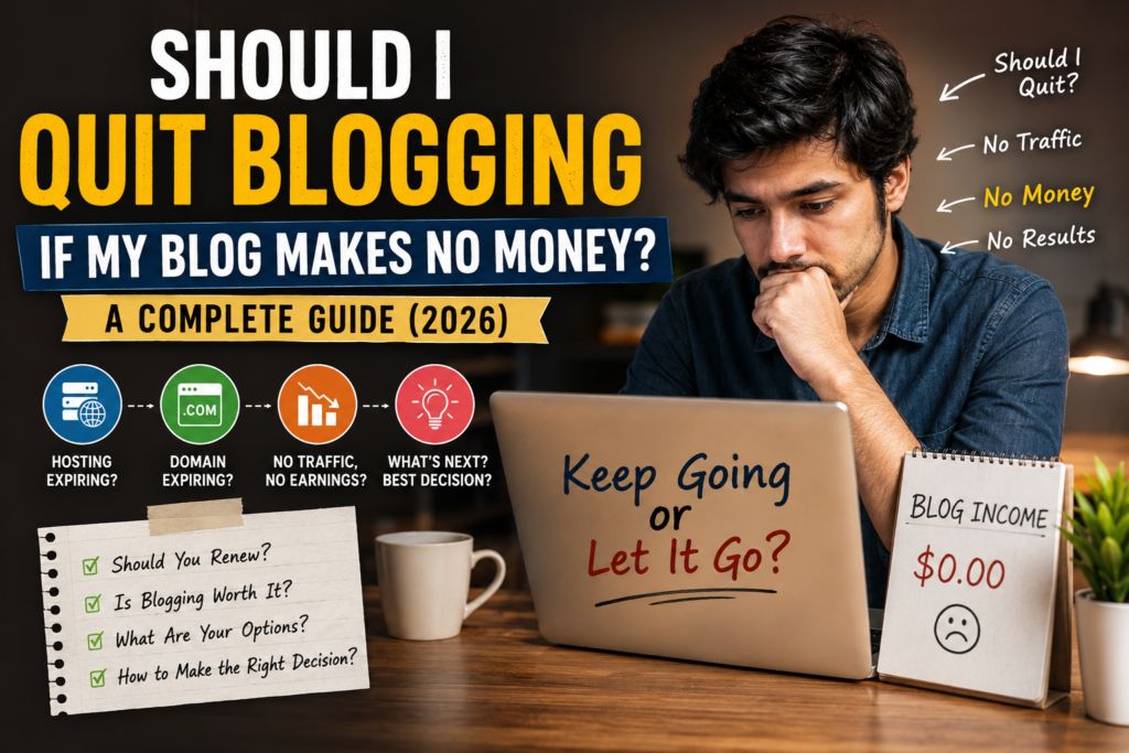 should i quit blogging