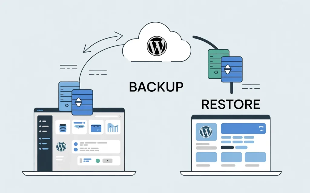 wordpress backup and restore