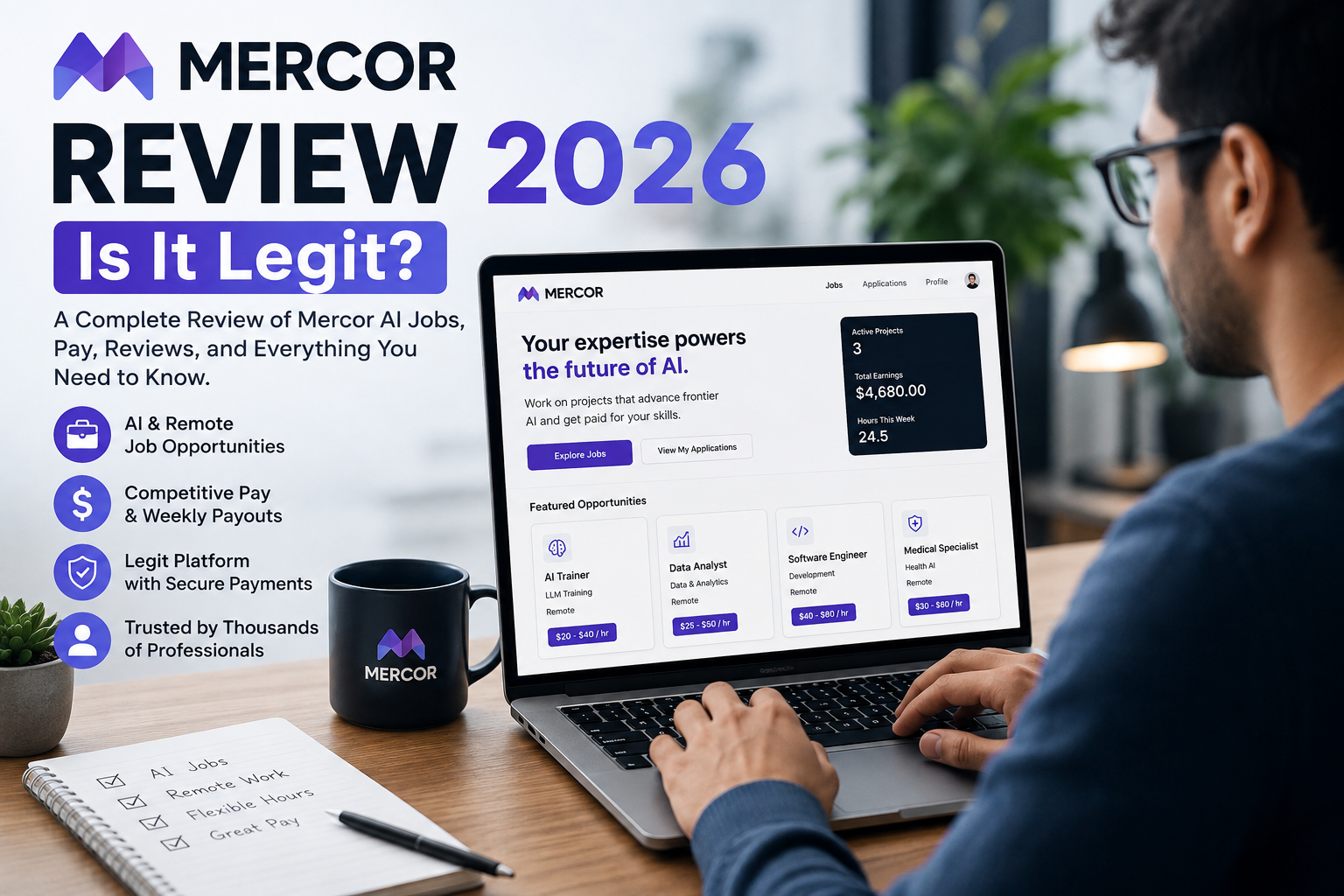 Mercor review 2026 and remote AI jobs platform
